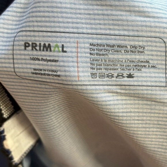 Primal Roll Masstif Tour Of The Moon Men’s Cycling Zip Up Shirt Size L Blue - Picture 3 of 16